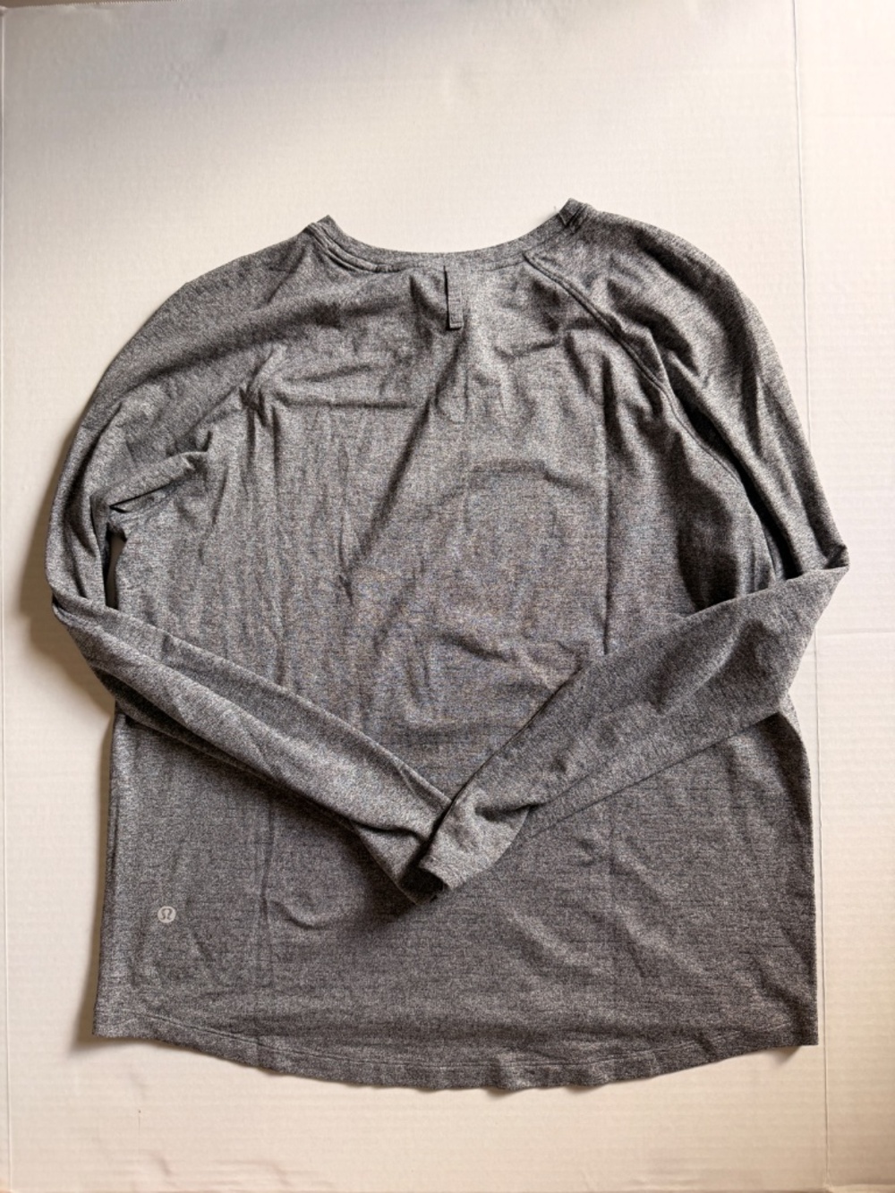 Lululemon License to Train Classic-Fit Long-Sleeve Shirt Heathered Black - Picture 4 of 5